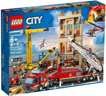 Lego City 60216 Brandweerkazerne in de stad beschikbaar voor biedingen