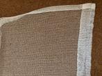 Vitrage incl roedes (4x), 100 tot 150 cm, Ophalen of Verzenden, Zo goed als nieuw, Crème