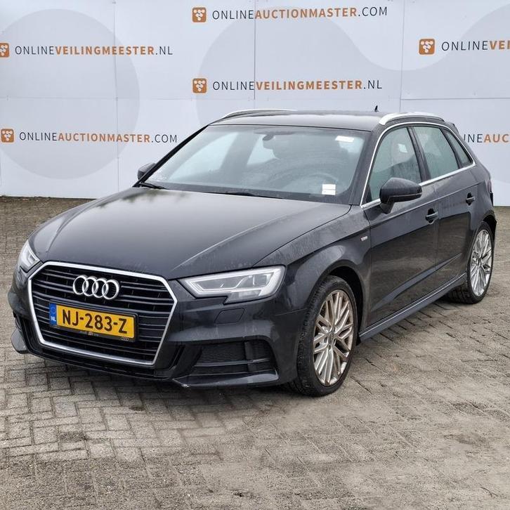 Personenauto Audi, A3 Sportback 1.4TFSI, Zwart, 2016, Auto's, Audi, Bedrijf, A3, ABS, Airbags, Airconditioning, Alarm, Bluetooth