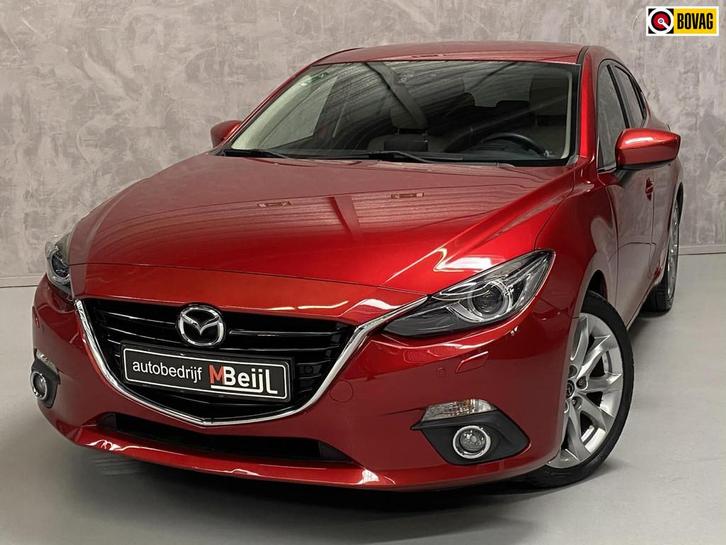 Mazda 3 2.0 GT-M /Keyless /Navi /Leder, Auto's, Mazda, Bedrijf, Te koop, ABS, Airbags, Airconditioning, Bluetooth, Boordcomputer
