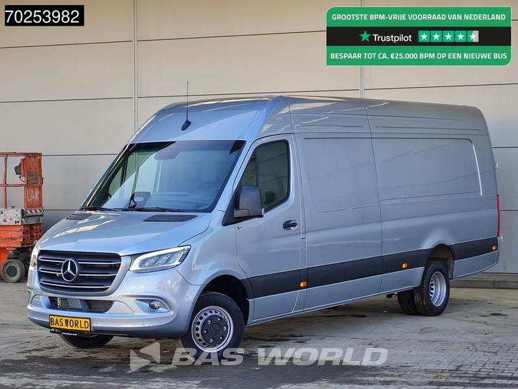 Mercedes Sprinter 519 CDI Automaat Dubbellucht L4H2 XXL 3500, Auto's, Bestelauto's, Bedrijf, Te koop, Achteruitrijcamera, Airconditioning