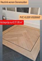 PVC VLOER VISGRAAT en XXL, Ophalen, Crème, Overige typen, Nieuw