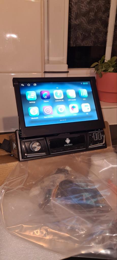 Autoradio | 1din klapscherm | Universeel enkeldin scherm, Auto diversen, Autoradio's, Zo goed als nieuw, Ophalen of Verzenden