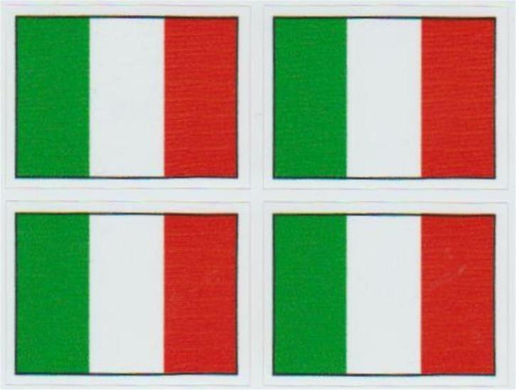 Italiaanse vlag stickervel, Motoren, Accessoires | Stickers, Ophalen of Verzenden