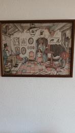 Plaat Anton Pieck. Ingelijst., Verzamelen, Foto's en Prenten, Ophalen of Verzenden, Zo goed als nieuw, Voor 1940, Prent