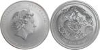 Lunar II Year of the dragon 2012 privy, Postzegels en Munten, Munten | Oceanië, Verzenden, Zilver
