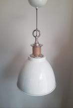 Brocante hanglamp wit/zilver, Huis en Inrichting, Ophalen of Verzenden