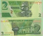 ZIMBABWE 2019 2 dollars #101 UNC, Postzegels en Munten, Bankbiljetten | Afrika, Zimbabwe, Verzenden