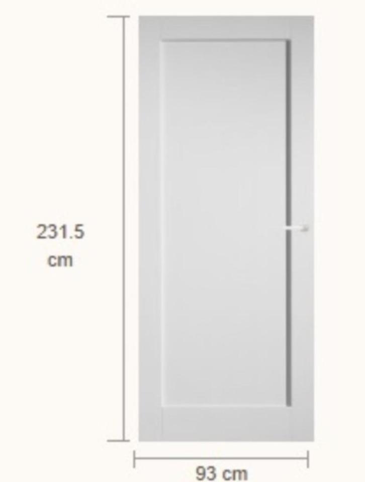 CanDo binnendeur NIEUW 231.5x93 KLEIN PRIJSJE!, Doe-het-zelf en Verbouw, Deuren en Horren, Nieuw, Binnendeur, 215 cm of meer, 80 tot 100 cm