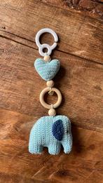 Gehaakte wagenhanger/ maxicosi hanger ‘Olifant’, Ophalen of Verzenden, Nieuw, Kraamcadeau