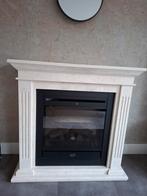 Elegante Elektrische Haard met Schouw, Huis en Inrichting, Kachels, Ophalen, Overige soorten, Elektrisch, Zo goed als nieuw