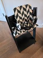 Complete zwarte Stokke tripp trapp!, Kinderen en Baby's, Kinderstoelen, Ophalen, Zo goed als nieuw, Meegroeistoel, Stoelverkleiner