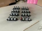 8x Marklin 4920 / 4625 Draagwagen met containers, Hobby en Vrije tijd, Modeltreinen | H0, Wisselstroom, Gebruikt, Wagon, Ophalen of Verzenden