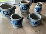 Keuls blauwe potten, Antiek en Kunst, Antiek | Keramiek en Aardewerk, Ophalen