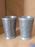 Tinnen drinkbekers, Ophalen of Verzenden