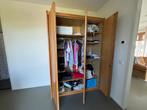 Houten kledingkast, Ophalen, Met deur(en), Gebruikt, 200 cm of meer