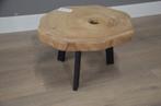 Ronde suar salontafel 40 – 50 cm -BT122, Huis en Inrichting, Ophalen of Verzenden, Nieuw, Rond, Metaal
