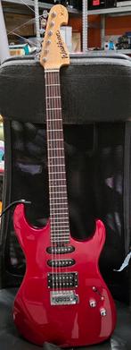 Washburn X Series Candy Apple Red Gitaar + Tas, Ophalen, Gebruikt, Solid body, Overige merken