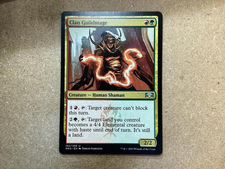 1x Clan Guildmage [162/259] (Excellent), Hobby en Vrije tijd, Verzamelkaartspellen | Magic the Gathering, Zo goed als nieuw, Losse kaart