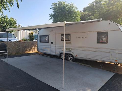Tabber Vivaldi 655, Caravans en Kamperen, Caravans, Particulier, tot en met 4, 1250 - 1500 kg, Rondzit, Tabbert, Airco, Luifel