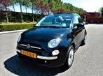 Fiat 500 cabrio zwart 1.2 bouwjaar 2012, Voorwielaandrijving, Euro 5, Stof, 4 cilinders