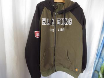 legergroene zwarte hoodievest Hamburg mt xxl van Smile beschikbaar voor biedingen