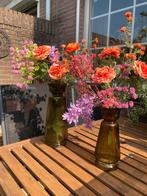 Raamvazen met Zijden bloemen Luxe 2x Set Zijde, Ophalen of Verzenden, Nieuw