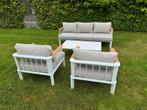 showmodel met kleine scheurtjes loungebank tuinbank bankje, Tuin en Terras, Tuinbanken, Ophalen of Verzenden, Zo goed als nieuw