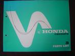 HONDA CB550F2 1978 parts list CB550 F2 onderdelen boek, Ophalen of Verzenden, Honda