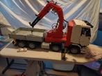 mould king / lego vrachtauto met laadkraan, Hobby en Vrije tijd, Modelauto's | 1:50, Ophalen of Verzenden, Zo goed als nieuw