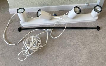 trio marley plafond lamp wit (4 lampen) zo goed als nieuw beschikbaar voor biedingen