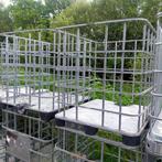 4 stalen IBC  kratten voor bijv. kachelhout 120x100x100, Minder dan 3 m³, Ophalen, Overige houtsoorten, Blokken