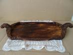 Vintage houten dienblad Indonesië 57cm coromandelhout 1970, Antiek en Kunst, Ophalen of Verzenden