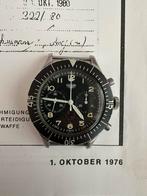 Heuer 1550SG Bundeswehr, Staal, Polshorloge, Ophalen of Verzenden, Zo goed als nieuw