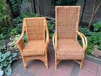 Stevige Rotan Tuinstoelen (BEZORGING MOGELIJK), Ophalen of Verzenden, Zo goed als nieuw, Rotan