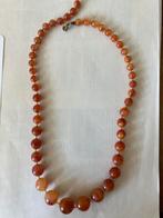 Ketting geknoopt, carneool., Sieraden, Tassen en Uiterlijk, Antieke sieraden, Ophalen of Verzenden, Overige materialen, Ketting