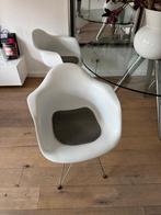 Eetkamer  stoelen, Huis en Inrichting, Ophalen, Kunststof, Gebruikt, Wit