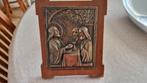 oude religie fotolijst met koperbeslag, Antiek en Kunst, Ophalen of Verzenden