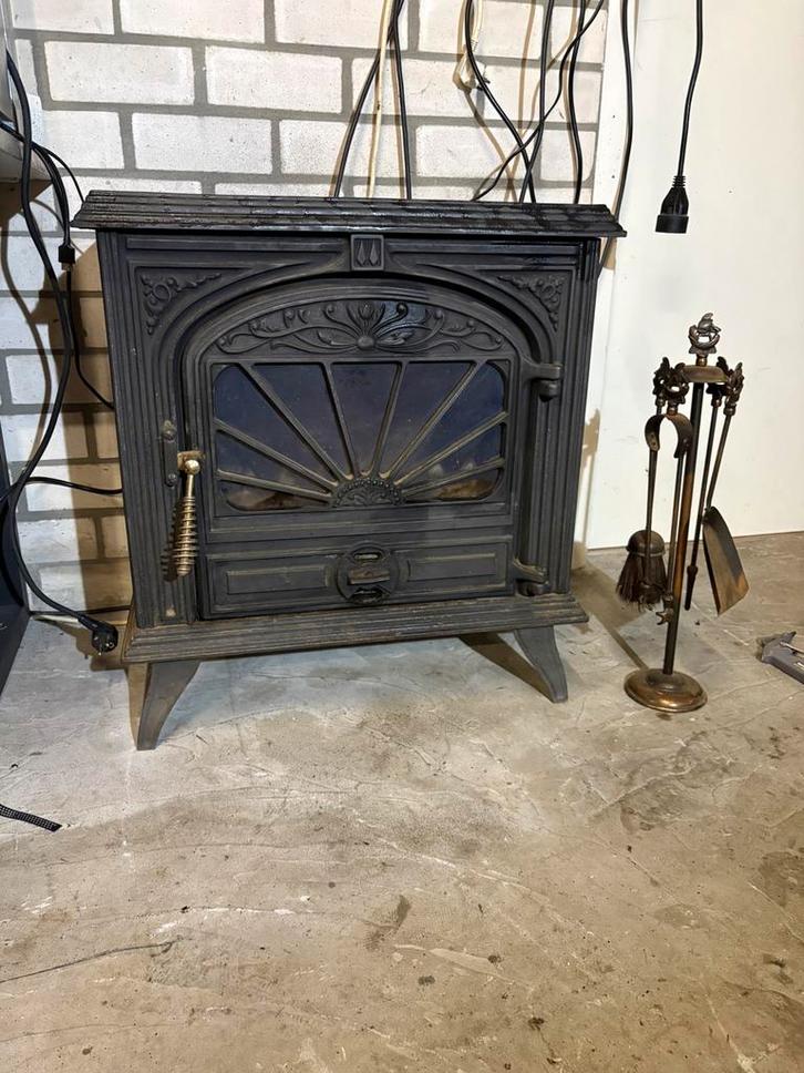 Houtkachel – Franco Belge Merveille (Frankrijk), Huis en Inrichting, Haarden, Zo goed als nieuw, Houthaard, Ophalen of Verzenden