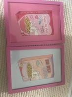 2 n "Pretty Girl Puffs, Huis en Inrichting, Woonaccessoires | Schilderijen, Tekeningen en Foto's, Ophalen, Zo goed als nieuw, Minder dan 50 cm