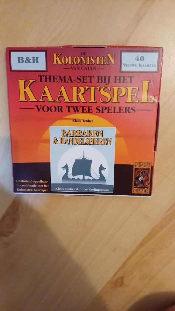 kaartspel Kolonisten van Cagtan Barbaren en Handelsheren 999, Hobby en Vrije tijd, Gezelschapsspellen | Kaartspellen, Nieuw, Een of twee spelers