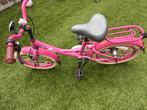Popal Meisjesfiets 16 inch - Roze, Fietsen en Brommers, Fietsen | Meisjes, Ophalen, Gebruikt, 16 inch, Handrem
