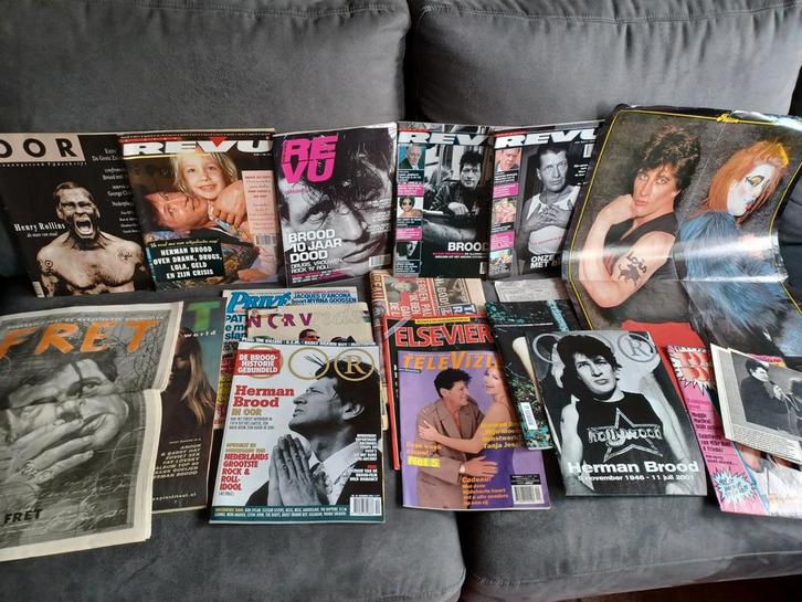 Herman Brood  verzameling, Hobby en Vrije tijd, Overige Hobby en Vrije tijd, Gebruikt, Ophalen of Verzenden