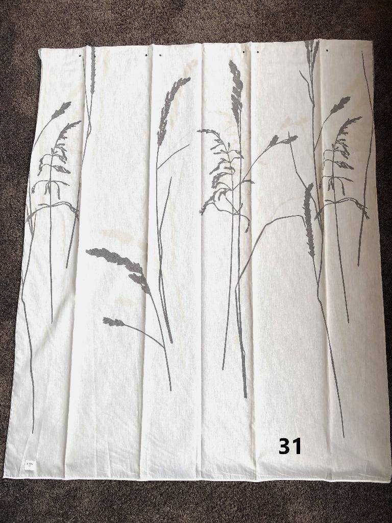 Stof inbetween Artelux Straw 01 vitrage lap 97x110 gordijn, Hobby en Vrije tijd, Stoffen en Lappen, Zo goed als nieuw, Katoen