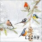 Servetten decoupage/bullet journal – KERST/Winter – L1249, Hobby en Vrije tijd, Knutselen, Verzenden, Nieuw, Materiaal