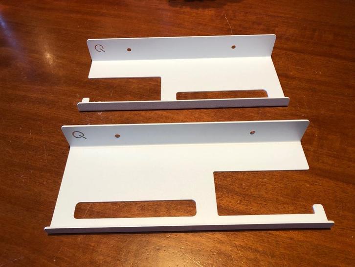 Toiletrolhouder met plankje links en rechts, Huis en Inrichting, Badkamer | Badtextiel en Accessoires, Nieuw, Overige typen, Wit