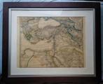Duitse kaart uit 1866 Turkije en Noord Afrika A. Petermann, Antiek en Kunst, Ophalen of Verzenden