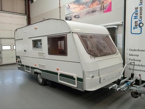 Chateau Callista 430 incl. voortent, luifel verkocht, Caravans en Kamperen, Caravans, Bedrijf, tot en met 4, 750 - 1000 kg, Treinzit