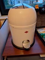 Wesco Pedaalemmer - Wit, Met pedaal, Ophalen of Verzenden, Metaal, Minder dan 50 cm