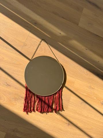 Ronde Spiegel, goud diameter 30cm beschikbaar voor biedingen